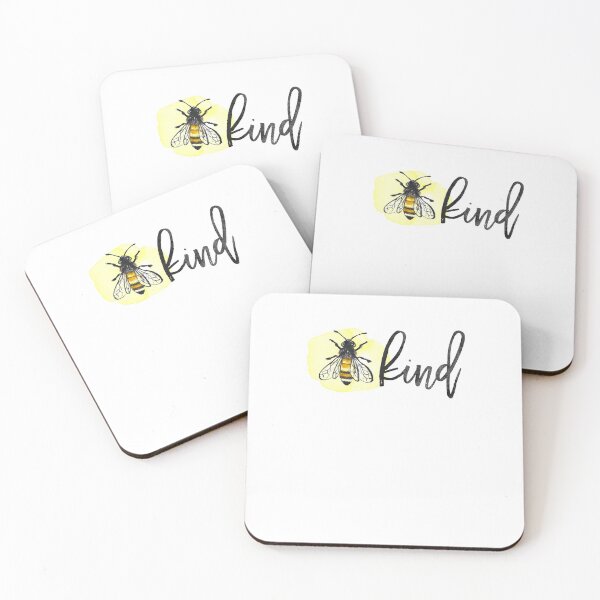 Item preview, Bee Kind Watercolor Pun Motivate designed and sold by thefrshmachine.
