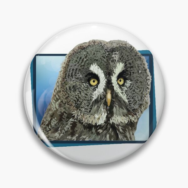 Item preview, Gray owl designed and sold by obscurite.