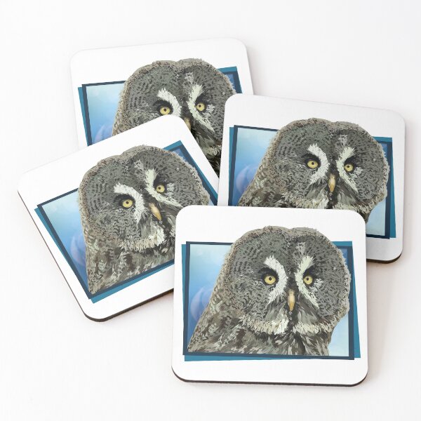 Item preview, Gray owl designed and sold by obscurite.