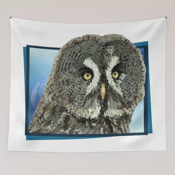 Item preview, Gray owl designed and sold by obscurite.
