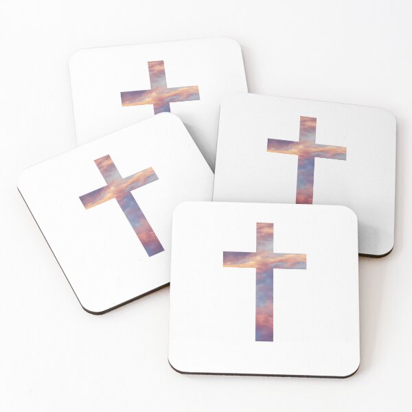 Item preview, Sunset Sky Christian Cross designed and sold by thefrshmachine.
