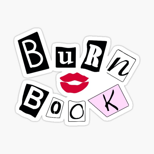 Burn Book Sticker for Sale by marylau711