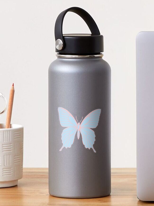 Butterfly Zoo Stainless Steel Little Kid Straw Bottle