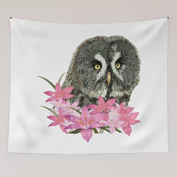 Item preview, Gray owl designed and sold by obscurite.