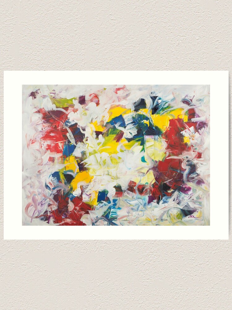 Alternate view of Abstract Petals in Motion Art Print