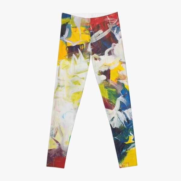 Abstract Petals in Motion Leggings