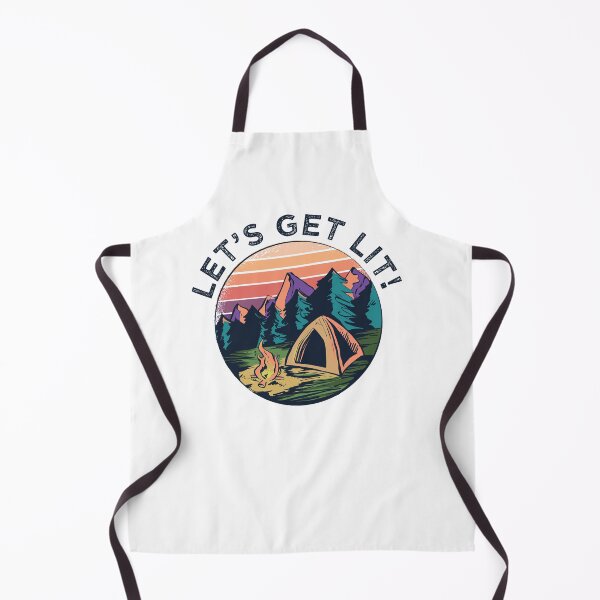 Item preview, funny let's get lit camping shirt designed and sold by CreationFirm.
