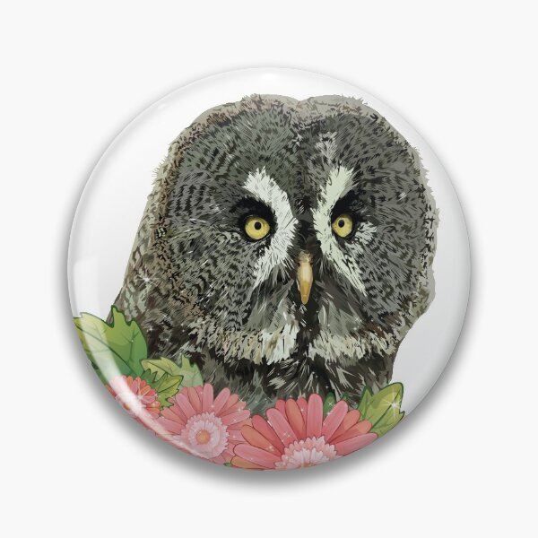 Item preview, Gray owl designed and sold by obscurite.