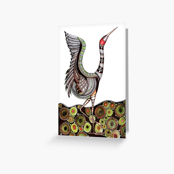 Item preview, Dancing brolga designed and sold by Jenny Wood.