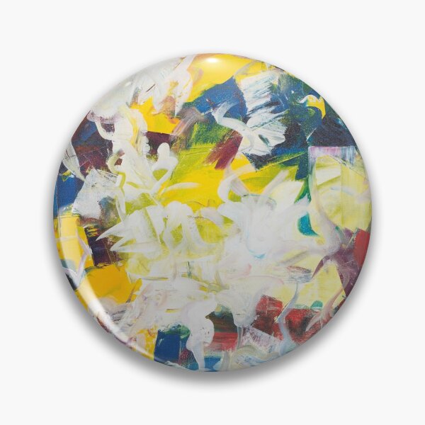 Abstract Petals in Motion Pin