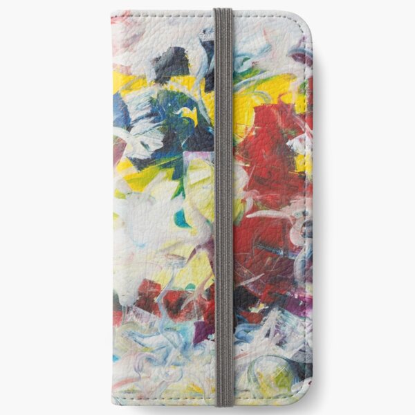 Abstract Petals in Motion iPhone Wallet