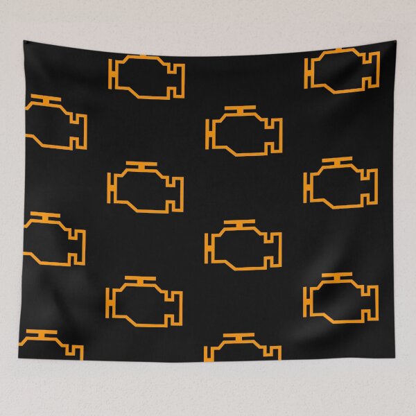 Item preview, Check engine. Automotive mechanic car warning light  designed and sold by DannyandJewels.