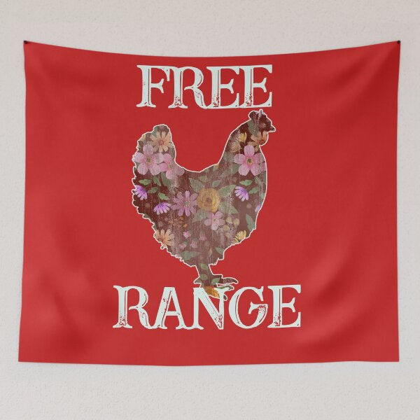 Item preview, Free Range Floral Chicken Cottagecore T Shirt designed and sold by SnakeCharm.