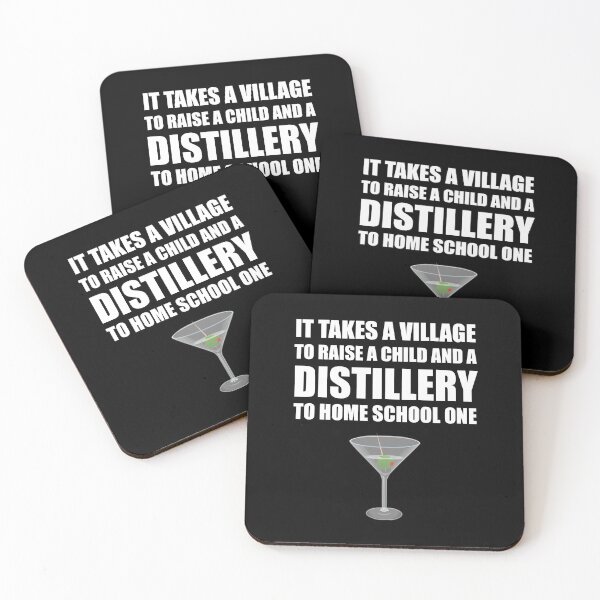 Item preview, It Takes A Distillery To Home School designed and sold by Cat Lady Designs.