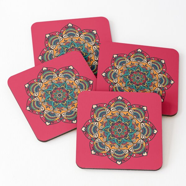 Item preview, Summer Bloom Colorful Floral Mandala Pattern designed and sold by storeIndus.