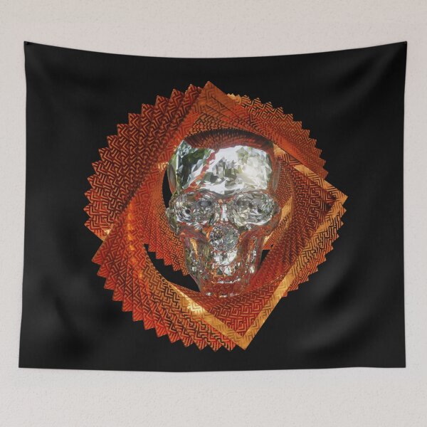 Item preview, skull abstract designed and sold by kombos.