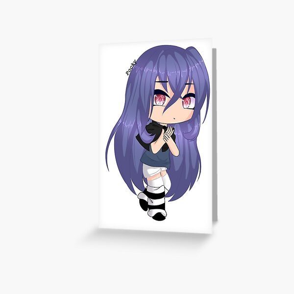 Gacha Life - Cute Gacha Girl - Greeting Card for Sale by bloamineads