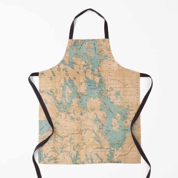 Item preview, 1899 Vintage Map of Muskoka Lakes designed and sold by Gin  Neko.