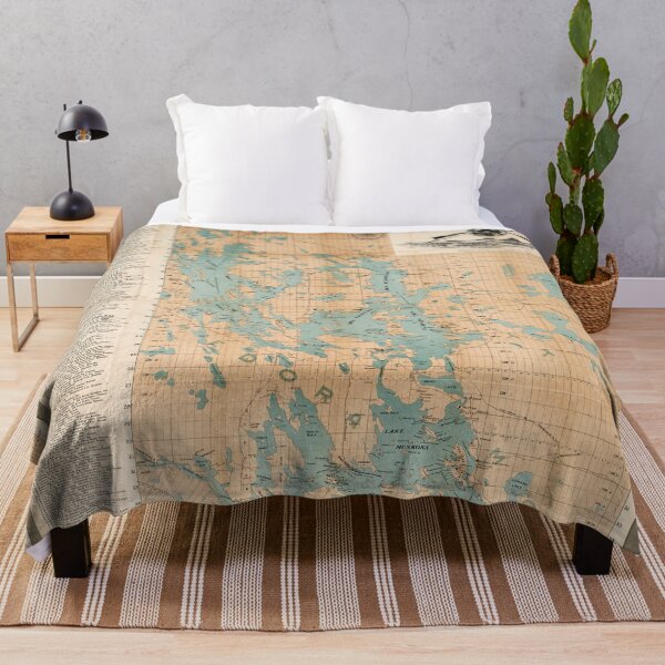 Item preview, 1899 Vintage Map of Muskoka Lakes designed and sold by Gin  Neko.