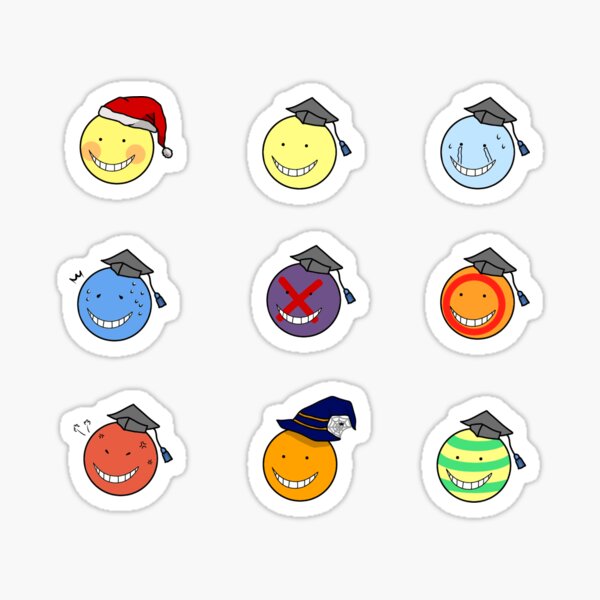 Assassinat Classroom Koro-sensei Forms 2 Imprimer Sticker