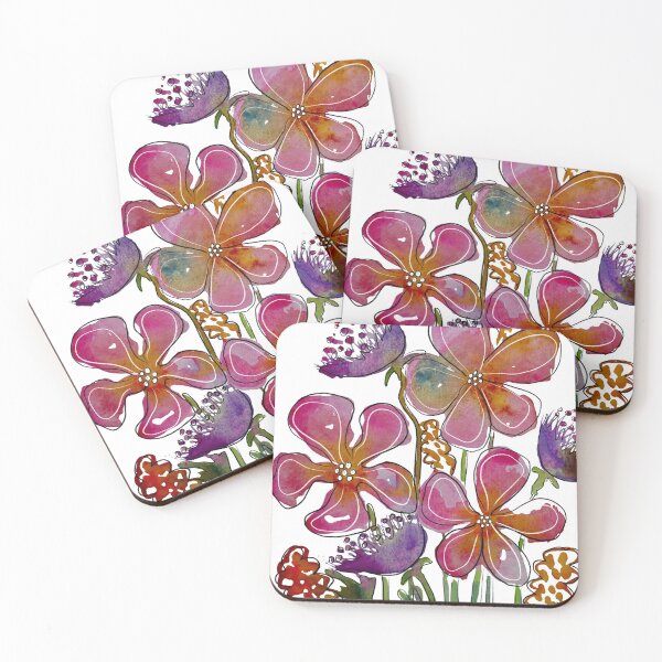 Item preview, “Spring Blooms” | Watercolour Flowers With A Touch Of Digital.  designed and sold by LiseHoltArt.