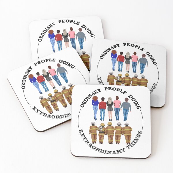 Item preview, Ordinary People/Firefighters designed and sold by FireGirlinOz.