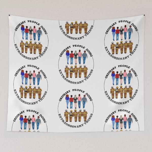 Item preview, Ordinary People/Firefighters designed and sold by FireGirlinOz.