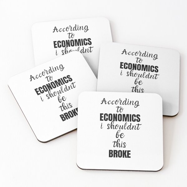 Item preview, Economics fun quote - Broke designed and sold by Achidesign.