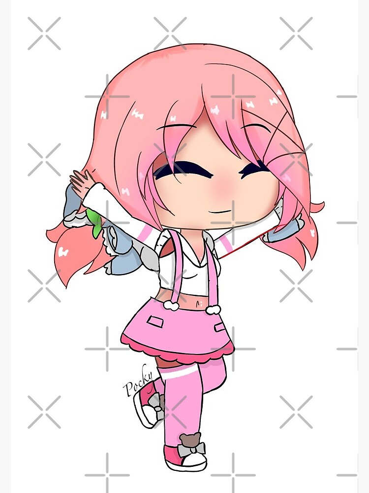 Gacha Life Gacha Girl Postcard for Sale by pockyartstudio