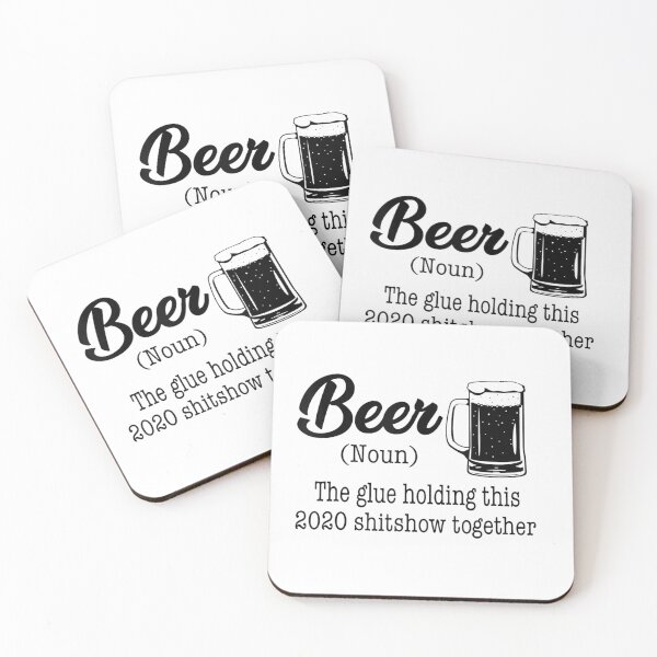 Item preview, Beer The Glue Holding This 2020 Shitshow Together  designed and sold by HolmesMillie1.