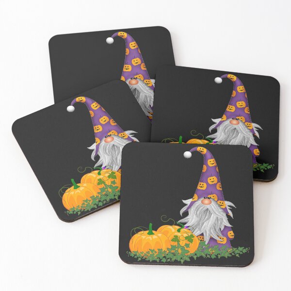 Item preview, AUTUMN PUMPKIN GNOME BLACK designed and sold by D-artSide.