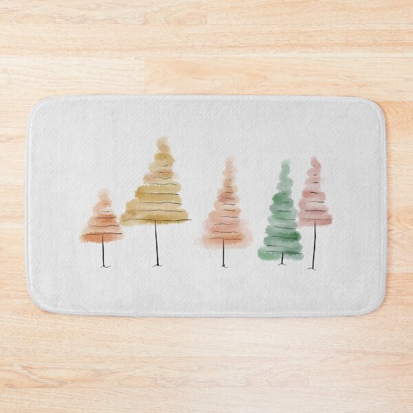 Item preview, Fall Trees // watercolor sketch  designed and sold by BissyCollective.