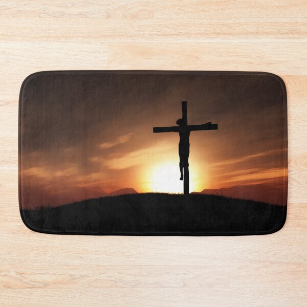Item preview, Jesus Bathmat  designed and sold by IbdArt Design.