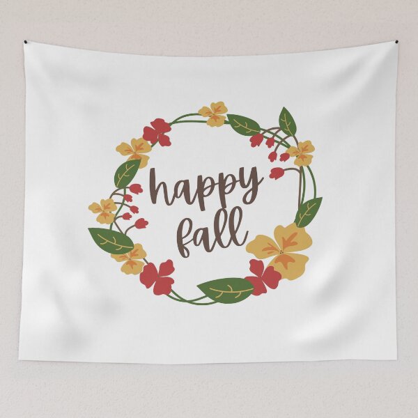 Item preview, Happy Fall | Autumn Wreath designed and sold by rachelchxn.