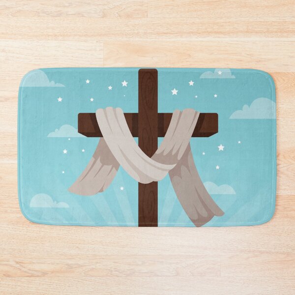 Item preview, Jesus Bathmat  designed and sold by IbdArt Design.
