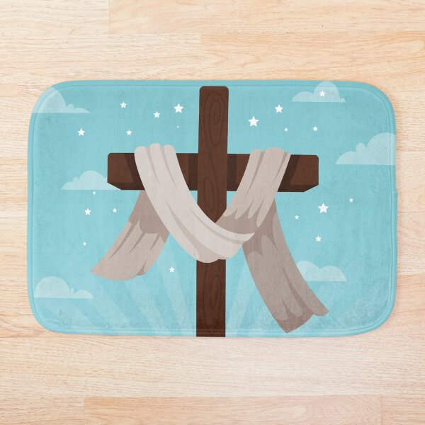 Item preview, Jesus Bathmat  designed and sold by IbdArt Design.