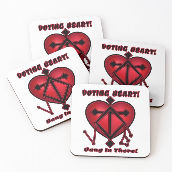 Item preview, Wacky & Fun Goth “VOTING HEART! HANG IN THERE!”  Apparel & Accessories designed and sold by Joanenices.