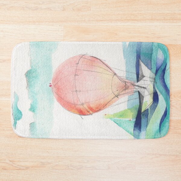 Item preview, hot-air balloon - watercolor designed by Tizi Graphics designed and sold by TiziGraphics.