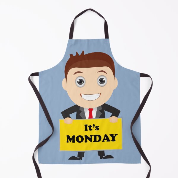 Item preview, "It's Monday" funny character designed and sold by RedManzanas.