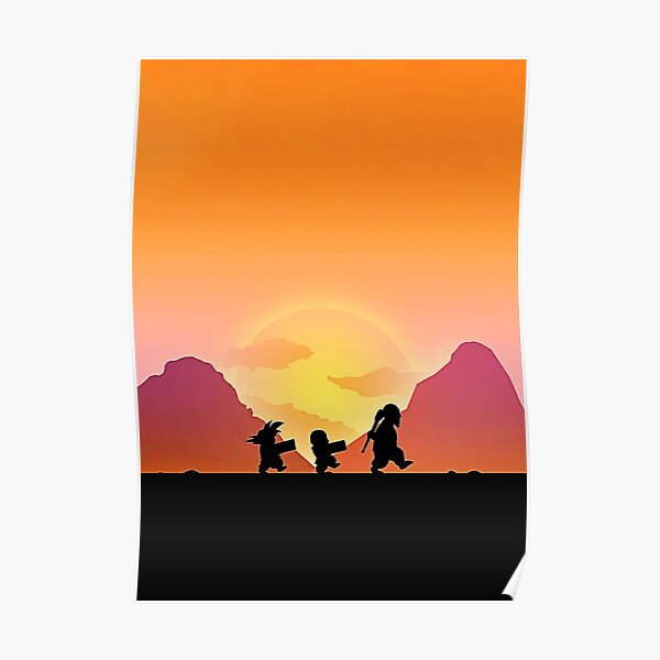 Dragon Ball Sunset Poster