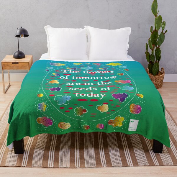 Item preview, The flowers of tomorrow are in the seeds of today designed and sold by quotesonposters.