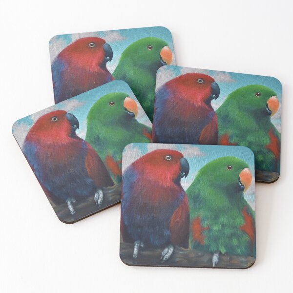 Item preview, Eclectus Pair designed and sold by PaintedBeak.
