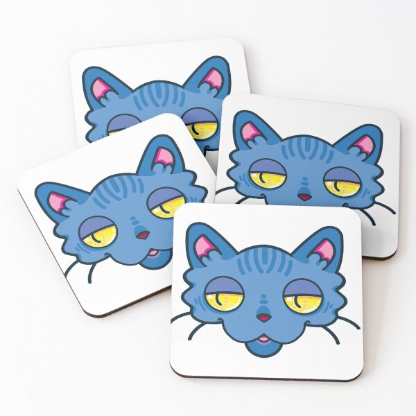 Item preview, Blueberry Blue Cat designed and sold by RocketCanvas.