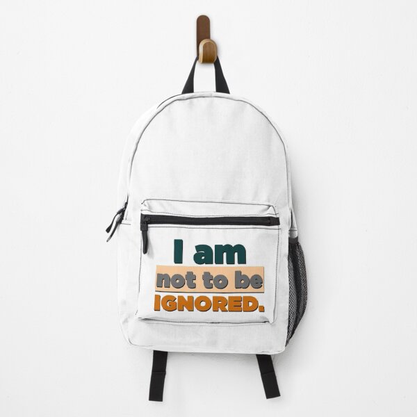 Item preview, I Am Not To Be Ignored - Cool Retro Color Text Style Gift Ideas designed and sold by leo121687.
