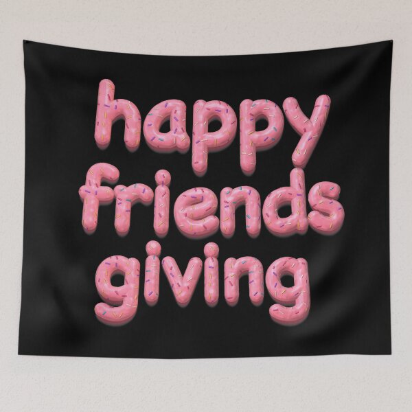 Item preview, Happy Friendsgiving Pink Donuts designed and sold by WordsmithNerd.