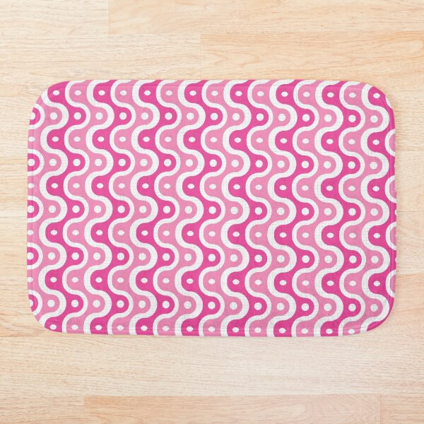 Item preview, Microbial Life Geometric Pattern – Fuchsia designed and sold by RoguePatterns.