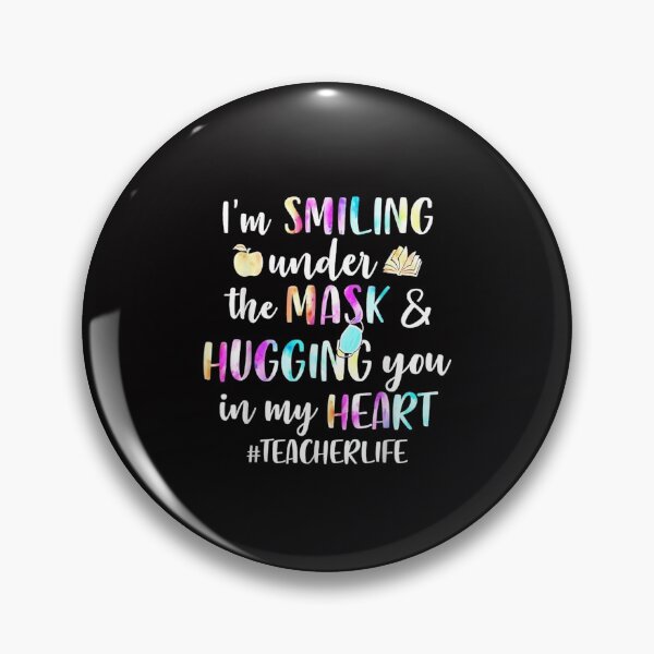 Item preview, I'm Smiling Under The Mask and Hugging you in my heart  designed and sold by ClarkeLilly.
