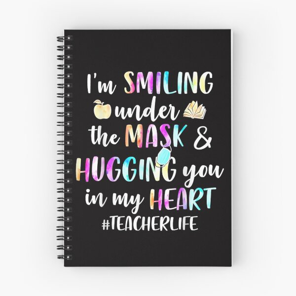 Item preview, I'm Smiling Under The Mask and Hugging you in my heart  designed and sold by ClarkeLilly.