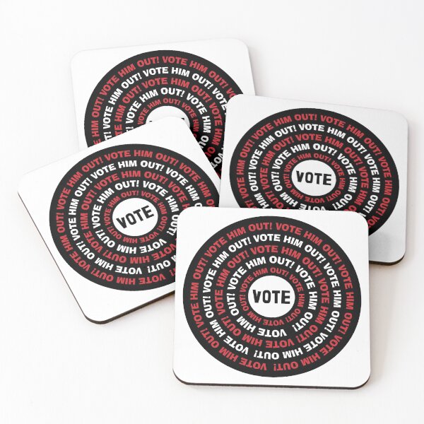 Item preview, Vote Him Out! - Vote  Black, White and Red designed and sold by Neil Feigeles.