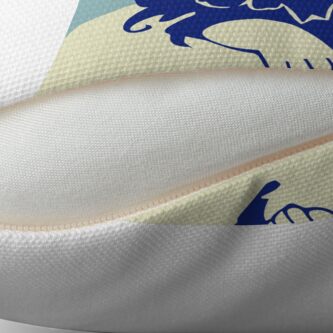 Alternate view of Blue lions Floor Pillow